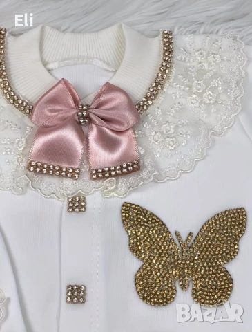 Комплект 4 части за новородени момиченца, снимка 4 - Комплекти за бебе - 53607567