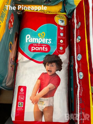 Pampers baby dry pants НАЛИЧНИ ВСИЧКИ НОМЕРА внос Англия, снимка 3 - Пелени, памперси - 45505073