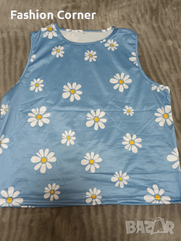 НОВА дамска пижама маргаритки ХЛ размер, Спиди/лично предаване , снимка 3 - Пижами - 53574975