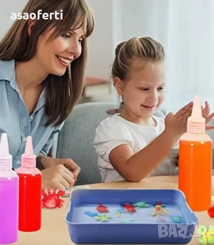 🎨 Творчески Комплект „Вълшебен 3D Гел Желе“ – Направи си Сам Морски Животни, снимка 3 - Образователни игри - 52556668