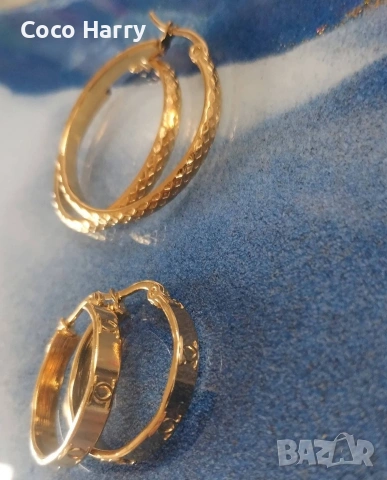 Комплект 2чифта обеци, снимка 2 - Обеци - 53091999