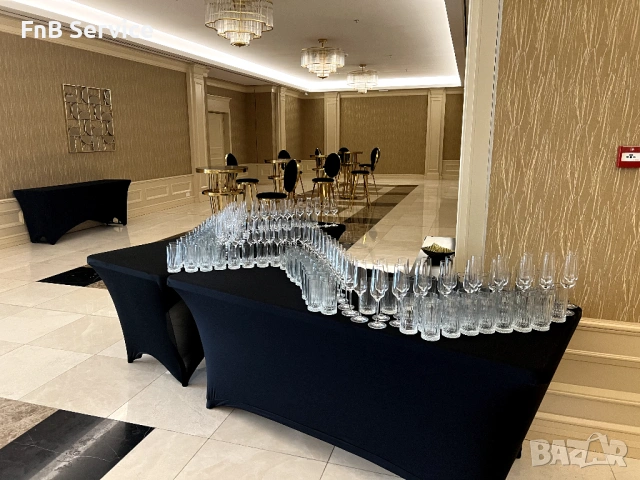 Кетъринг маси под наем 5 евро/бр. ПРОМО, снимка 6 - Кетъринг - 53127597