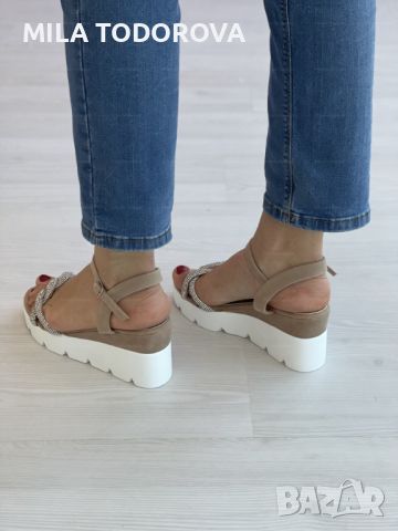 Леки и удобни ежедневни дамски сандали за всекидневен шик, снимка 7 - Дамски ежедневни обувки - 45842299