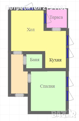 Продавам 2-стаен в с. Осеново, снимка 14 - Къщи - 46446263