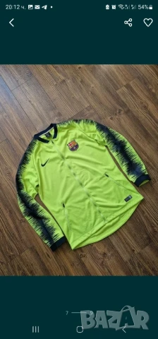 Страхотно мъжко горнище NIКЕ FCB  размер L, снимка 7 - Спортни дрехи, екипи - 50539333