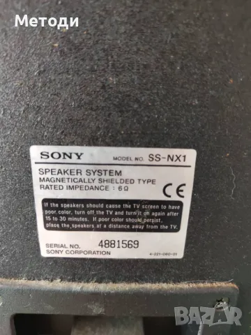 Музикална система Sony SS-NX1, снимка 10 - Аудиосистеми - 47225359