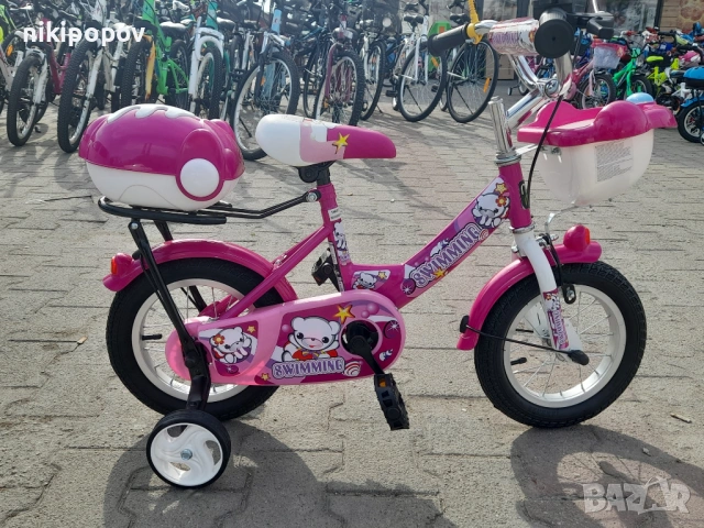 MONI Велосипед 12" 1282 розов, снимка 2 - Велосипеди - 53759040