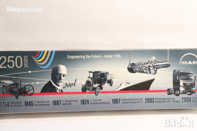 HERPA H0 1/87 MAN KАМИОН МОДЕЛ КОЛИЧКА TIR, снимка 2 - Колекции - 53493486