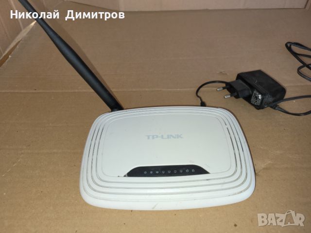 Продавам безжичен рутер  TL-WR740N 150Mbps, снимка 3 - Рутери - 46095684