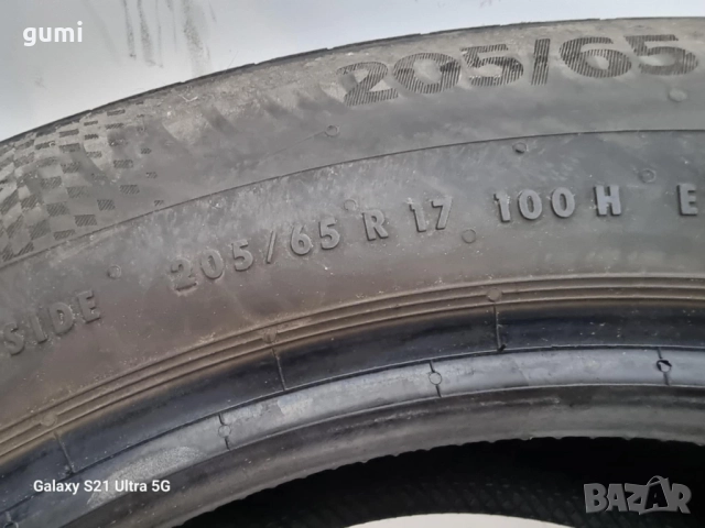 2бр зимни гуми 205/65/17 CONTINENTAL L03824, снимка 4 - Гуми и джанти - 51765402