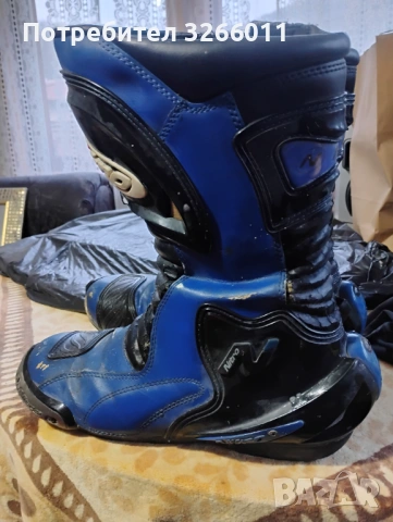 Кожени мото ботуши , снимка 8 - Мъжки ботуши - 53215102