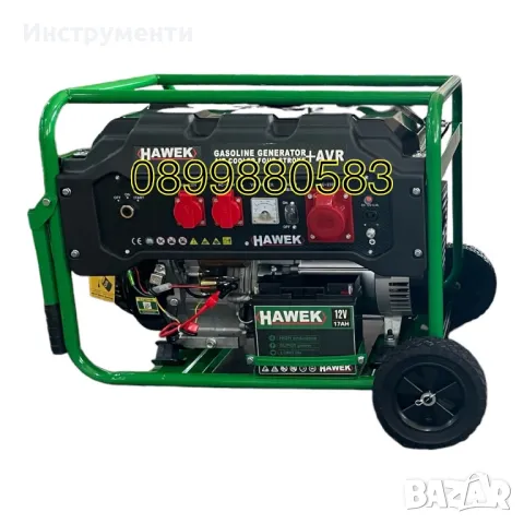 Бензинов монофазен генератор HAWEK Pro HK6500 , 420cc , 25 л, 6,5 kW, снимка 2 - Други инструменти - 46979904