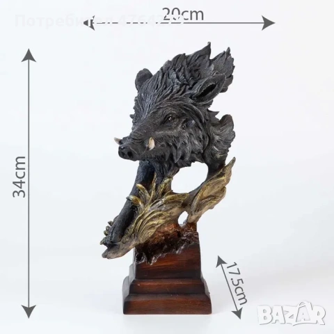 Нова Статуетка Глиган Диво Прасе  - Декор за Механа, снимка 3 - Статуетки - 53854952
