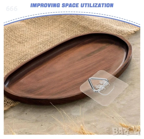 Пакет от 20 самозалепващи се куки , снимка 3 - Други стоки за дома - 53815216