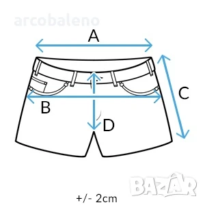 Дамски дънкови шорти JEANZDAY, снимка 5 - Къси панталони и бермуди - 50677052