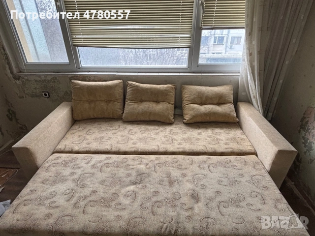 Разтегателен диван , снимка 2 - Дивани и мека мебел - 54016946