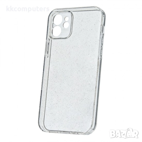 Силиконов кейс Shine 2 mm брокатен, За Xiaomi Redmi 15C, Прозрачен, снимка 2 - Калъфи, кейсове - 52964506