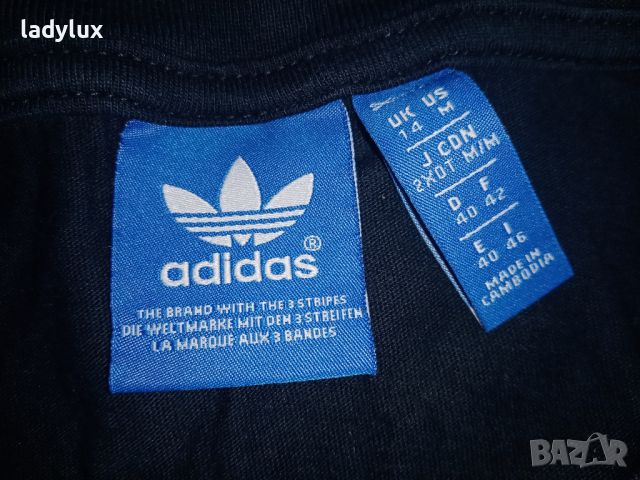 Adidas, Оригинална, 100% Памук, Размер М. Код 2250, снимка 5 - Тениски - 45768785