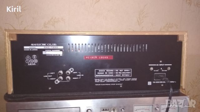 Триглав касетъчен дек Akai GXC-725 D, снимка 10 - Декове - 45810411