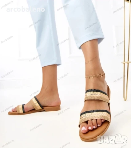 Дамски летни сандали с плетени презрамки Rios, 3цвята , снимка 9 - Сандали - 50961678