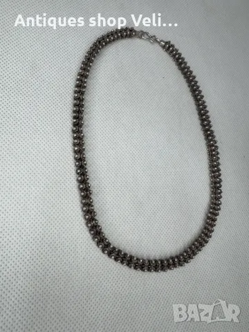 Сребърно колие и гривна в етно стил Филигран №6972, снимка 4 - Колиета, медальони, синджири - 50434277