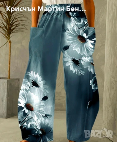 Панталон с широк крачол , снимка 13 - Панталони - 53961759