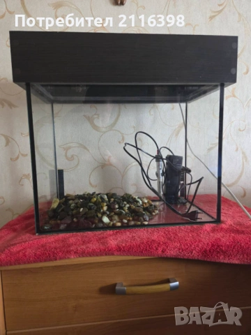 Аквариум 50х25х40  50л, снимка 2 - Аквариуми - 53617093