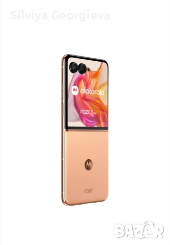 Motorola Razr 50 ultra, Dual SIM, 12GB RAM, 512GB, 5G, Peach Fuzz, снимка 2 - Motorola - 53353032