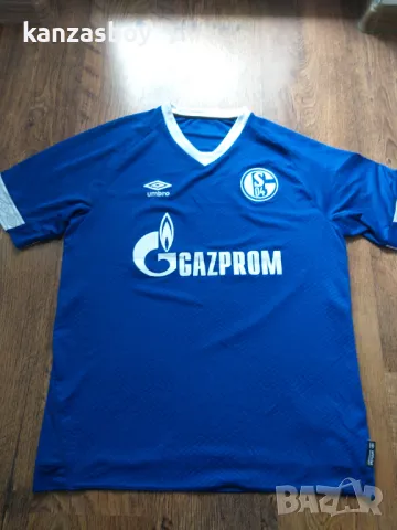 Umbro FC Schalke 04 Home Jersey Kinder 2018/19 - мъжка футболна тениска L, снимка 4 - Тениски - 47413043