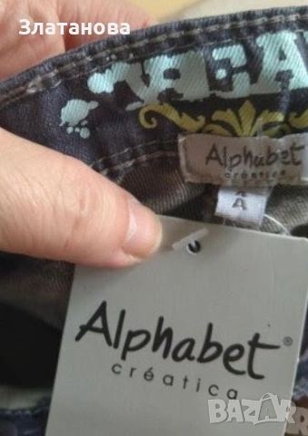 Дънки,нови момиче Alphabet, снимка 2 - Детски панталони и дънки - 45299004