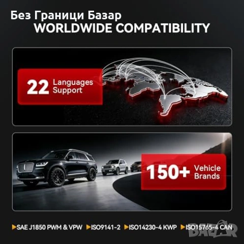 Нов THINKDIAG BD6 Безжичен OBD2 Диагностичен Скенер за Кола автомобил ремонт, снимка 9 - Друга електроника - 54092498