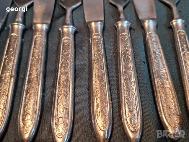 руски ретро комплект прибори за хранене нож и вилица , снимка 2 - Антикварни и старинни предмети - 52717030