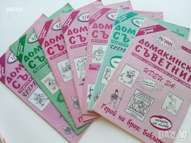 Списания "Домакински съветник" 24бр.2000/2001/2002г., снимка 3 - Списания и комикси - 50724067