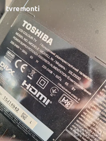 подсветка от дисплей 96.32S02 004 от телевизор TOSHIBA модел 32L2333D, снимка 5 - Части и Платки - 48413446