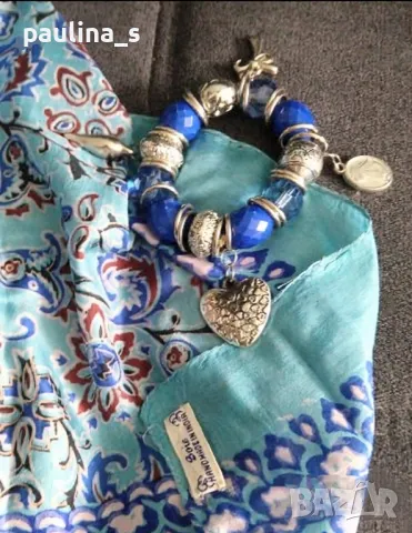 Два броя / Комплекти от - летни бомбета, копринен шал, слънчеви очила и гривна с талисмани, снимка 10 - Други - 36910748