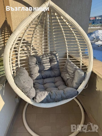 Възглавници за люлка яйце по поръчка , снимка 2 - Градински мебели, декорация  - 50836832