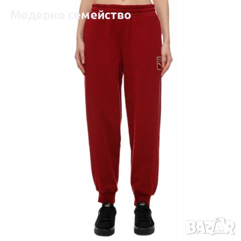 Дамско спортно долнище puma x vogue relaxed fit sweatpants red, снимка 1 - Спортни екипи - 46739345