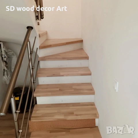 Стъпала за стълби от масивна дървесина, снимка 4 - Други - 53871229