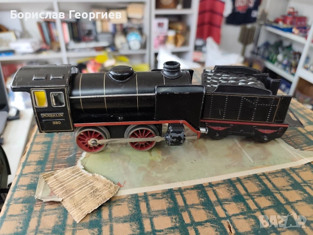 Механична играчка влак влакче Германия Marklin 880/2, снимка 8 - Колекции - 53958340