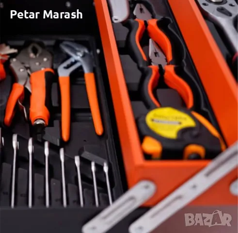 Комплект Инструменти в Метален Куфар 147 Части KRAFT WORLD, снимка 7 - Куфари с инструменти - 50335487