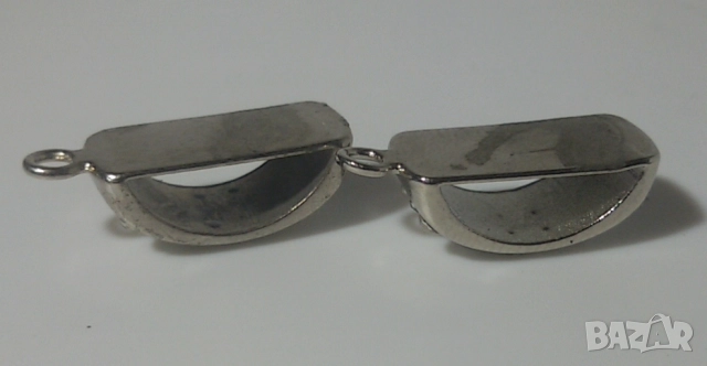 Две обици с 18 камъчета всяка, заоблени, снимка 10 - Обеци - 51509834