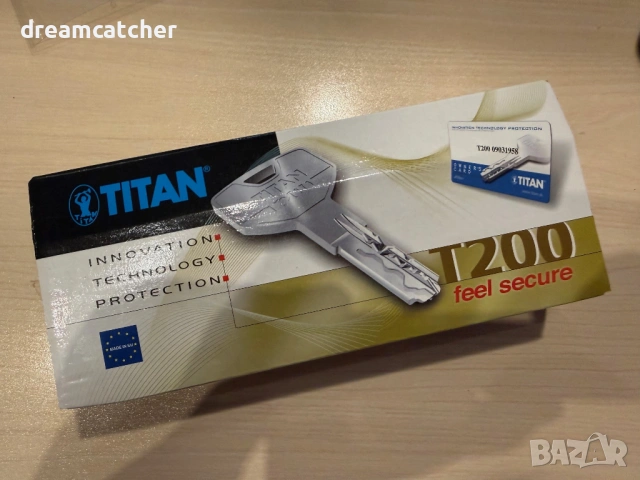Немски патрон / вложка за врата с висока сигурност Титан Т200 87мм (46/31мм)