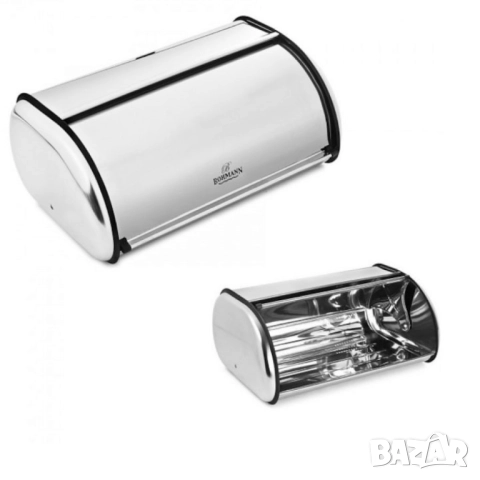 Кутия за хляб Bohmann, 36х24х15см /43.5x27.5x18.5см, неръждаема стомана, снимка 2 - Други стоки за дома - 51897266