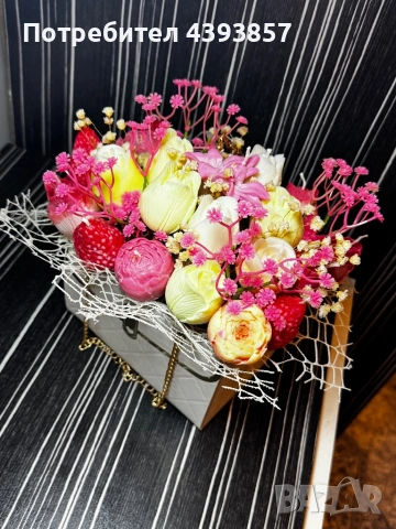 Соев букет, снимка 3 - Подаръци за жени - 53938076