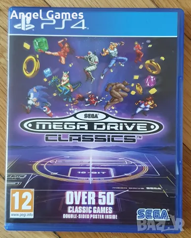 Диск с игри SEGA Mega Drive Classics PS4 Playstation 4 Плейстейшън, снимка 1 - Игри за PlayStation - 48652110