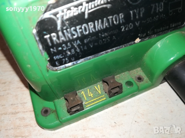 FLEISCHMANN TRAFO TYP 710-ВНОС SWISS 1309251841, снимка 14 - Друга електроника - 51703420