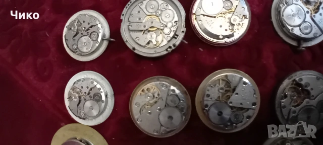 40бр стари механизми от мъжки руски часовници , снимка 13 - Антикварни и старинни предмети - 53784119