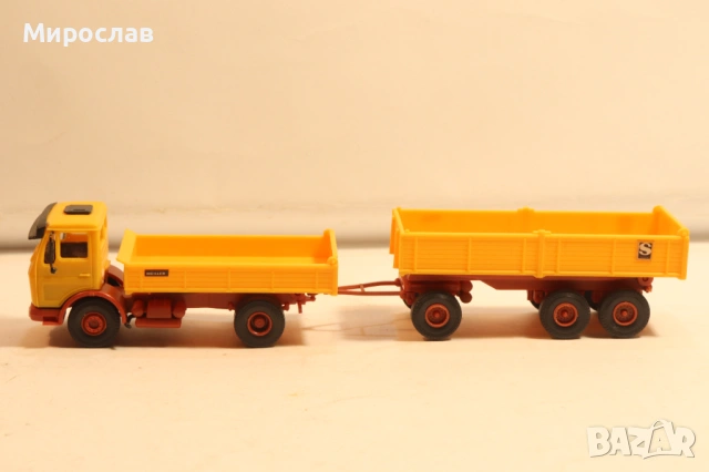 KIBRI H0 1/87 МERCEDES КАМИОН САМОСВАЛ МОДЕЛ КОЛИЧКА