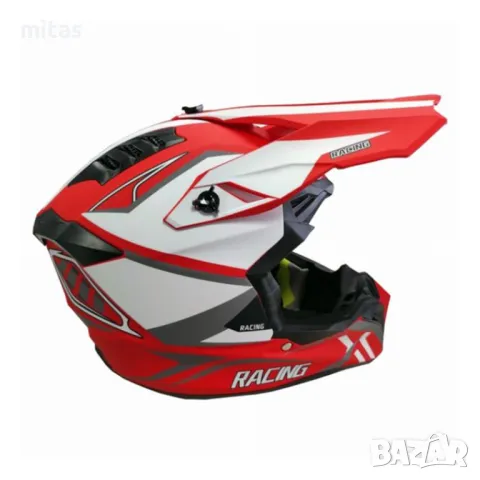 Кросова каска RACING, Full Face, DOT, Размер: S; M; L; XL - Вело, Мото, снимка 11 - Аксесоари за велосипеди - 50060287