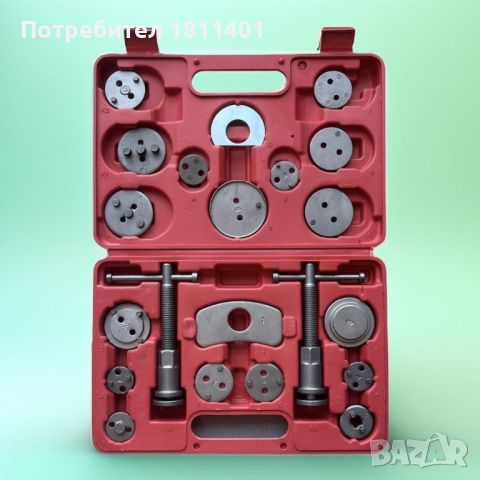 Комплект инструменти KraftRoyal за спирачни апарати и накладки - 21 Части, снимка 3 - Аксесоари и консумативи - 46221794